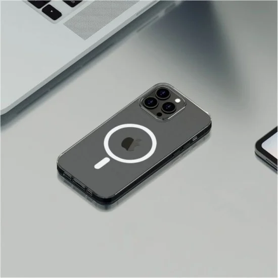 Smartix Premium Magnetic Case for iPhone 15 Pro - Clear